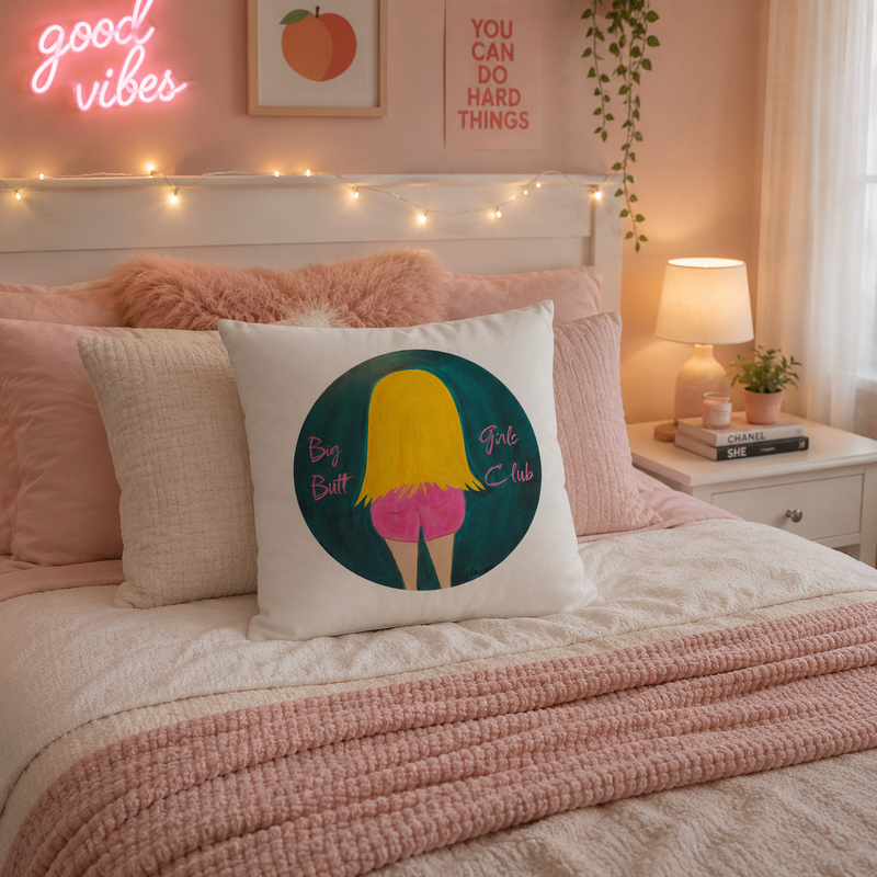 Custom-shaped pillow | Blonde Bombshell | Big Butt Girls Club Collection