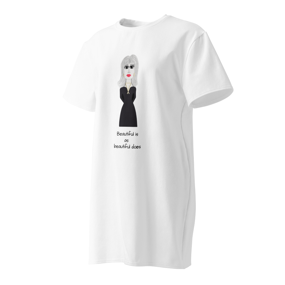 Women's Cotton t-shirt dress | Beautiful | Doodles Collection