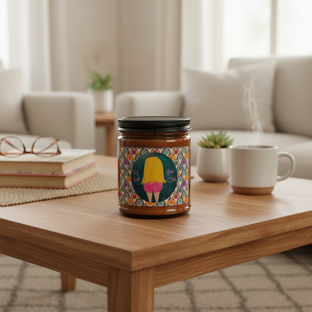 Amber jar soy candle | Blonde Bombshell | Big Butt Girls Club Collection