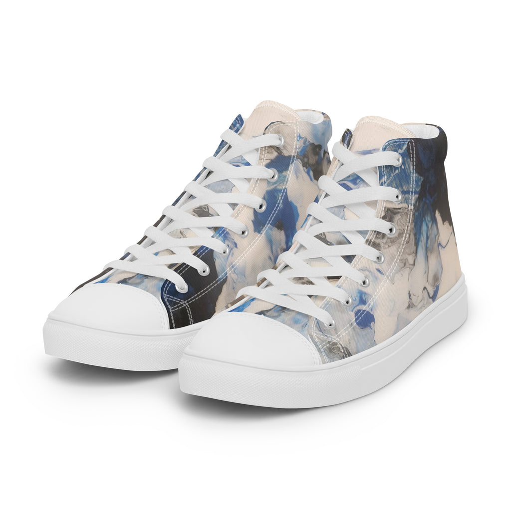 Men’s high top canvas shoes | Indigo Whisper