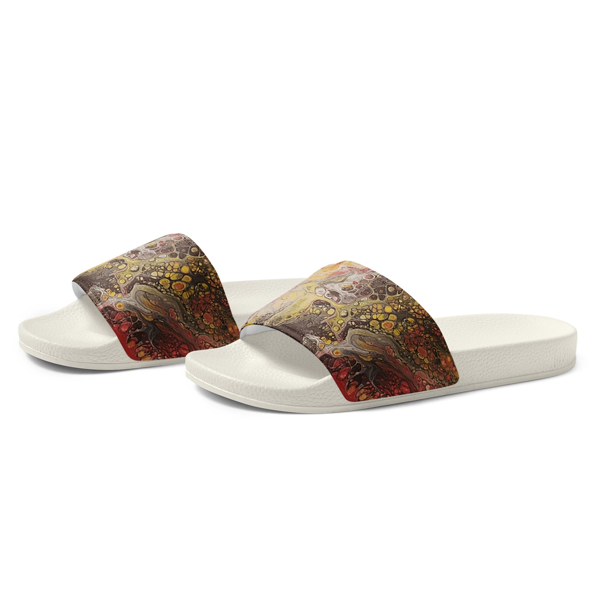 colorful slides on a white background