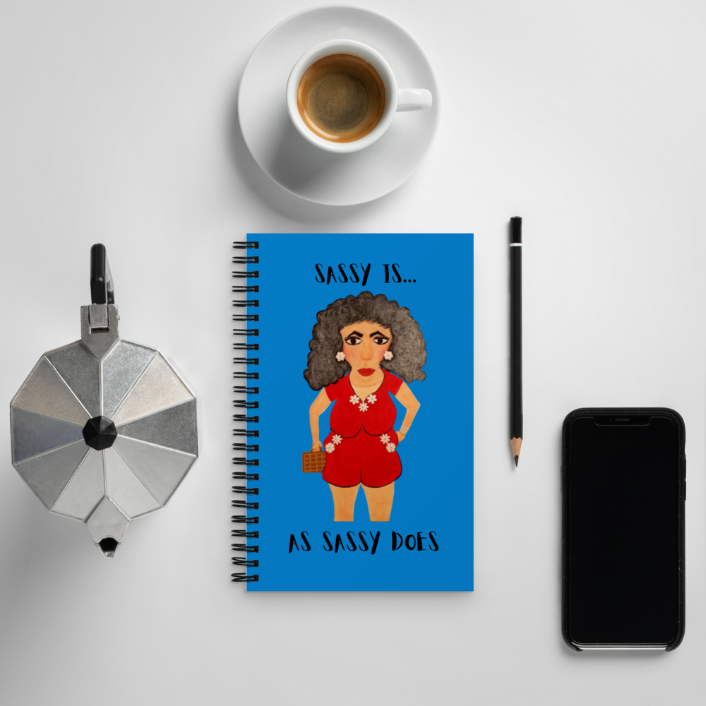 Spiral notebook | Sassy Is | Peepadoodles