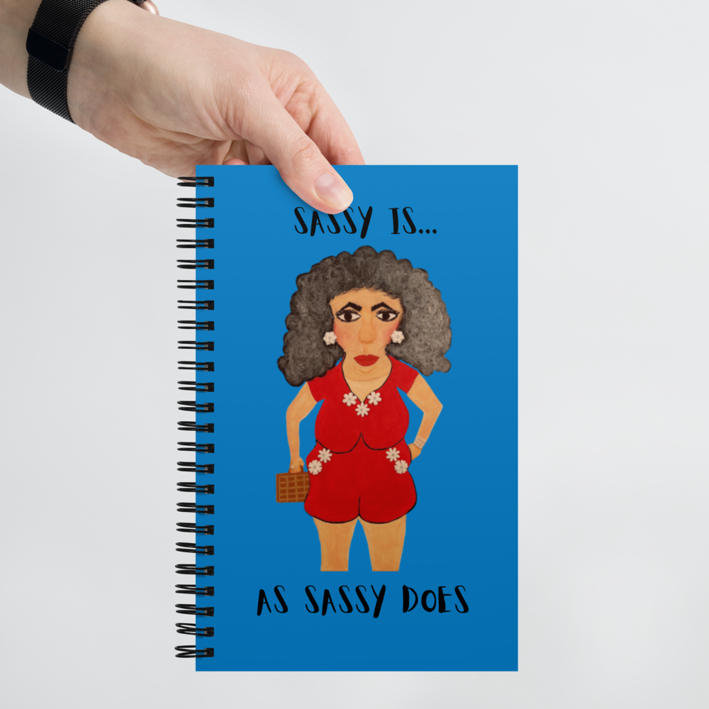 Spiral notebook | Sassy Is | Peepadoodles