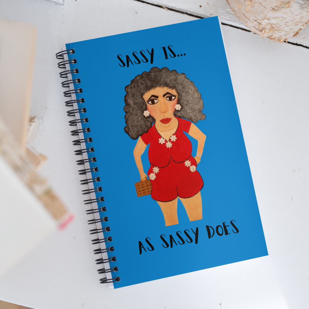 Spiral notebook | Sassy Is | Peepadoodles