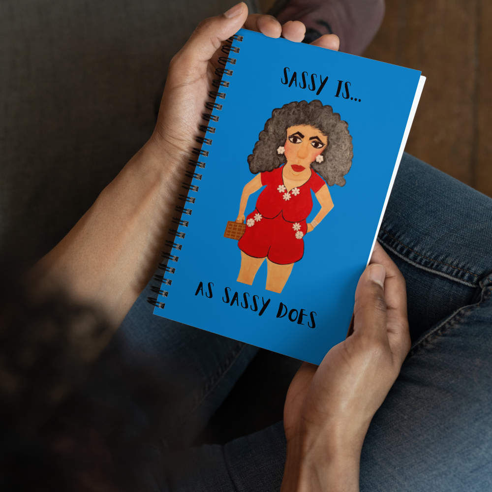 Spiral notebook | Sassy Is | Peepadoodles
