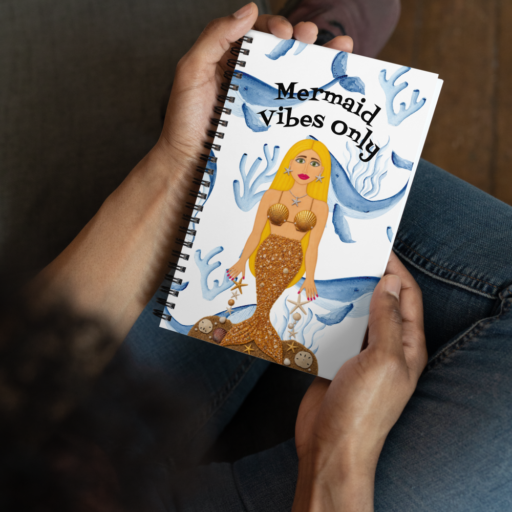 Spiral Notebook | Mermaid Vibes | Peepadoodles