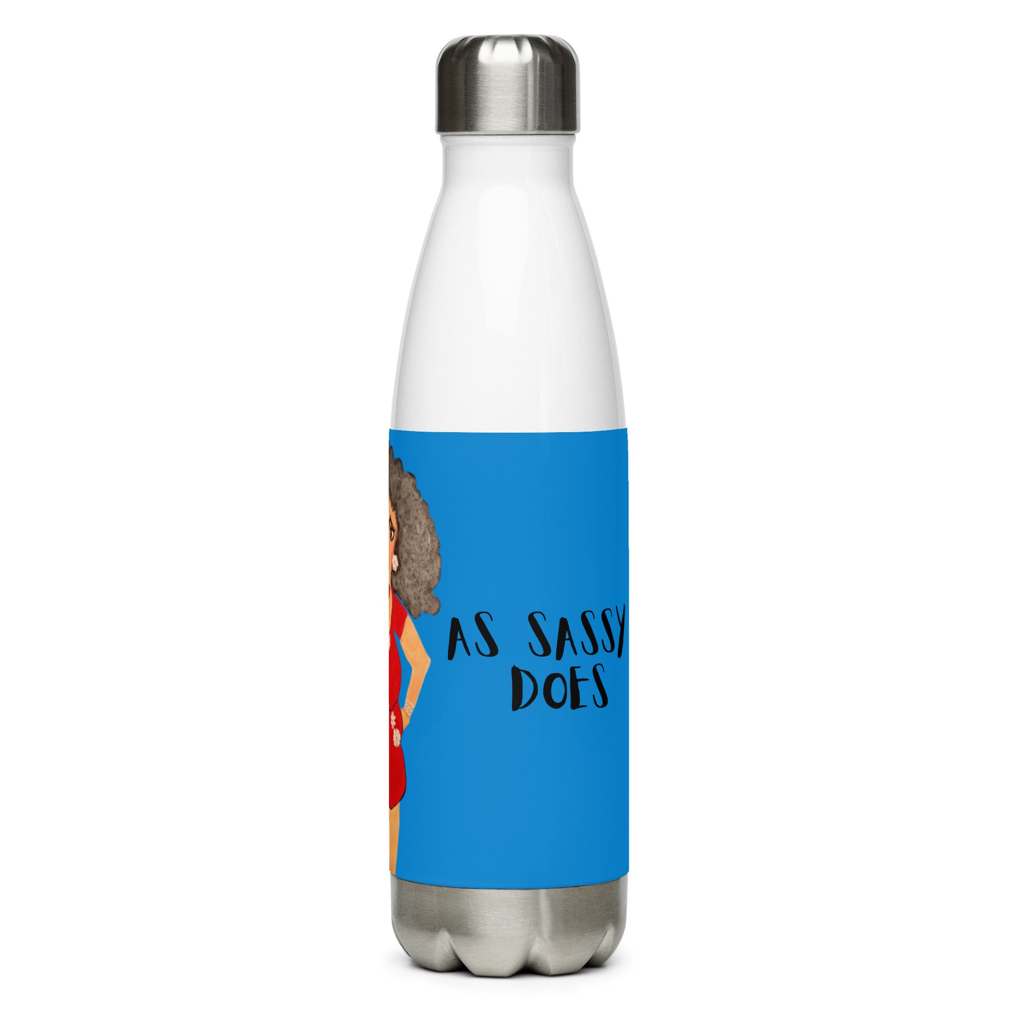 Stainless steel water bottle | Sassy | Peepadoodles