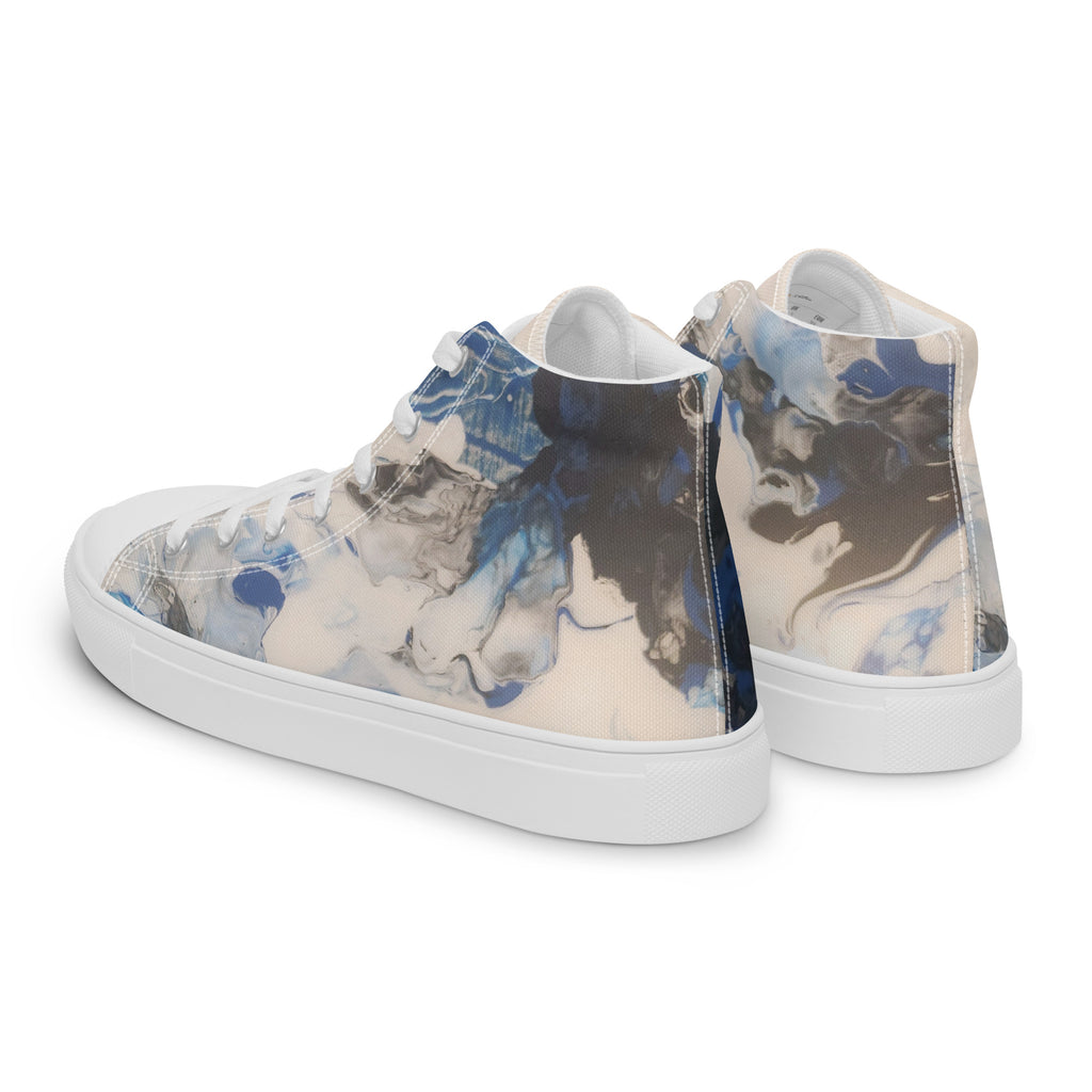 Women’s high top canvas shoes | Indigo Whisper