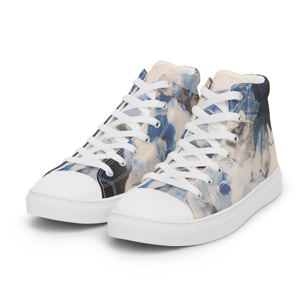 Women’s high top canvas shoes | Indigo Whisper